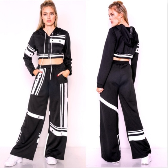 2 Piece jogger set -Black - Picture 3 of 3